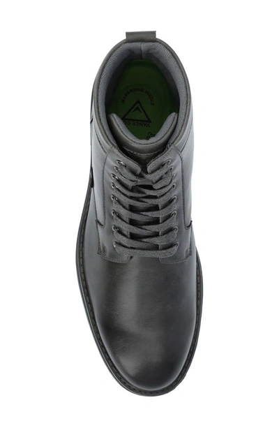 Vance Co. Denver Lug Sole Boot In Charcoal