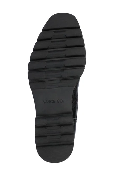 Shop Vance Co. Vance Co Bowman Wingtip Boot In Black