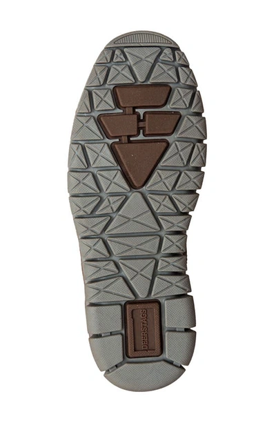 Deer Stags Benton Jr. Classic Lace-up Wingtip Hybrid Sneaker Dress Comfort Oxford In Brown/grey
