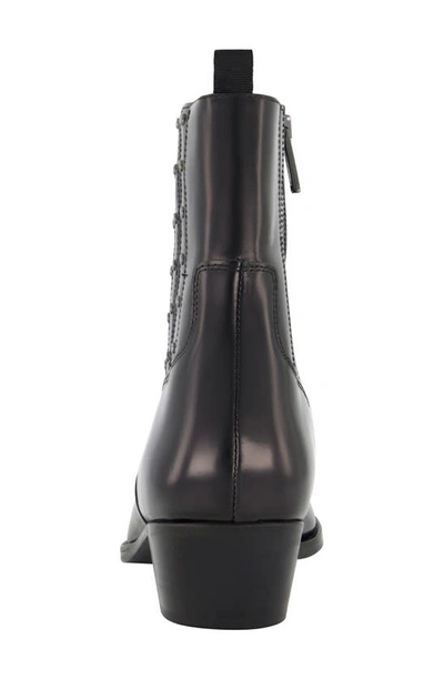 Shop Karl Lagerfeld Studded Chelsea Boot In Black