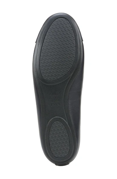 Shop Naturalizer Maxwell Cap Toe Skimmer Flat In French Navy Blue Leather