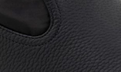 Trotters Bryce Faux Fur Trim Winter Boot In Black Tumbled