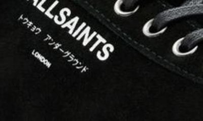Shop Allsaints Underground Low Top Sneaker In Black