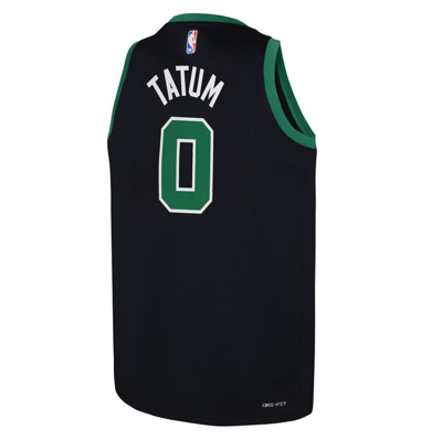 Shop Jordan Brand Youth  Jayson Tatum Black Boston Celtics Swingman Jersey