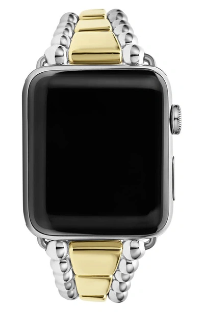 Shop Lagos Smart Caviar Apple Watch® Watchband In Two-tone