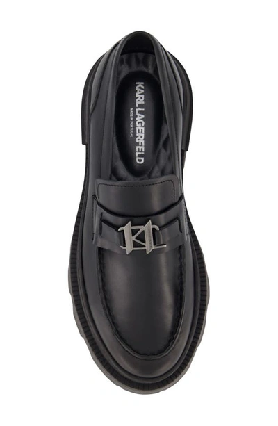 Karl Lagerfeld Bit Loafer In Black