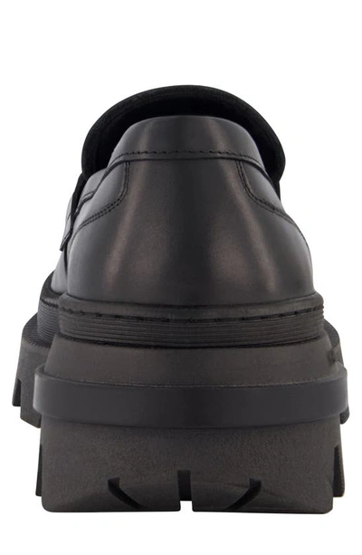 Karl Lagerfeld Bit Loafer In Black