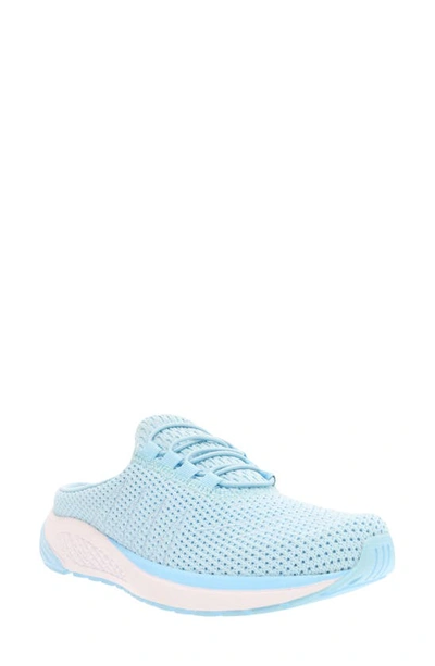 Shop Propét Tour Knit Slip-on Sneaker In Baby Blue