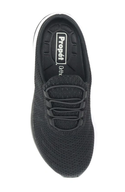 Shop Propét Tour Knit Slip-on Sneaker In Black
