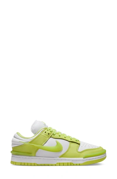 Shop Nike Dunk Low Twist Sneaker In Light Lemon Twist/ White