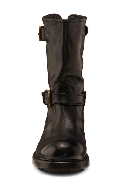 Shop Dolce & Gabbana Bernini Biker Boot In Black