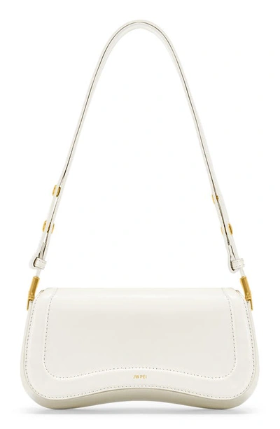 Shop Jw Pei Joy Faux Leather Shoulder Bag In White