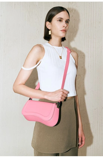 Shop Jw Pei Joy Faux Leather Shoulder Bag In Pink