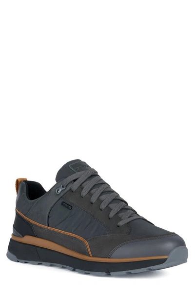 Geox Dolomite Waterproof Wedge Sneaker In Black | ModeSens