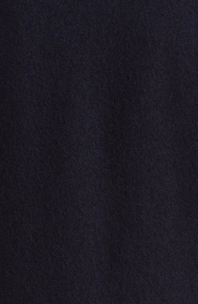Shop Nn07 Jonas Boiled Wool Shirt Jacket In Navy Blue