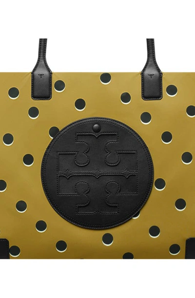 Tory Burch Ella Print Tote In Taupe Loop Dot