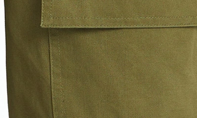 Shop Profound Twill Cargo Pants In Olive