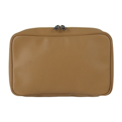 Shop Bottega Veneta Camel Leather Clutch Bag ()