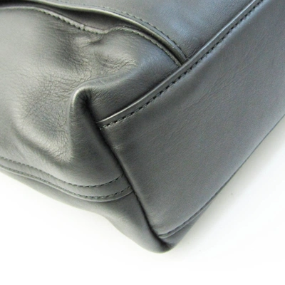Shop Bottega Veneta Intrecciato Black Leather Tote Bag ()
