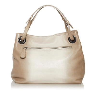 Shop Bottega Veneta Multicolour Leather Shoulder Bag ()