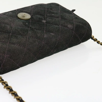 CHANEL Pre-owned Matelassé Purple Synthetic Shoulder Bag ()