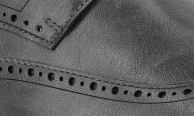 Vance Co. Ozzy Wingtip Hybrid Derby In Charcoal