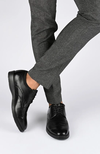 Vance Co. Ozzy Wingtip Hybrid Derby In Charcoal
