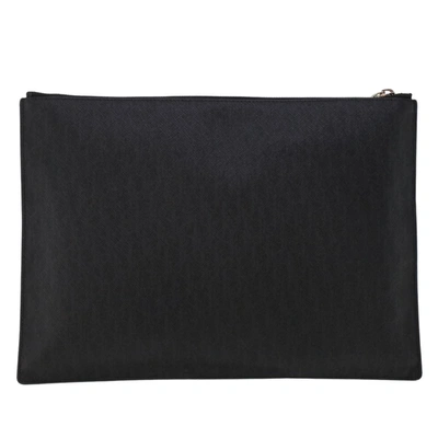 Shop Dior Black Canvas Clutch Bag ()
