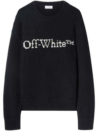 Shop Off-white Sweater With Logo In Black