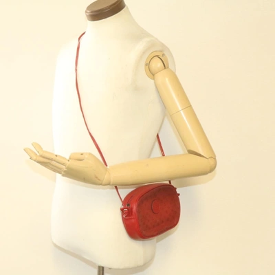 Shop Fendi Red Canvas Shoulder Bag ()