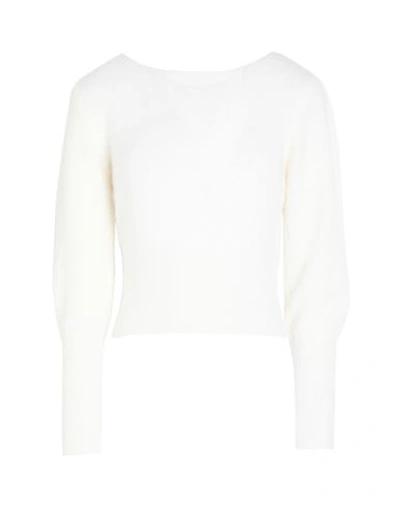 Shop Only Woman Sweater White Size Xl Nylon, Acrylic