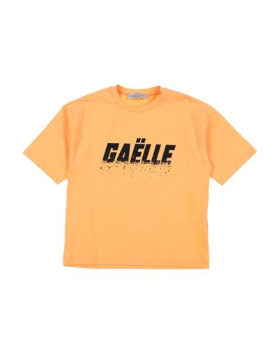 Gaelle Paris Gaëlle Paris Toddler Boy T-shirt Apricot Size 6 Cotton, Elastane In Orange