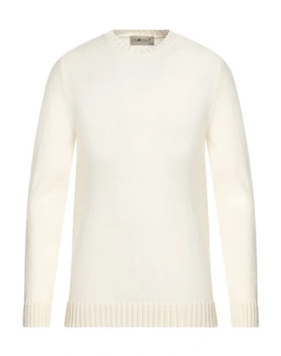 Shop Irish Crone Man Sweater Off White Size L Wool