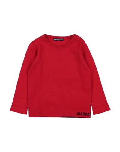 Shop Daniele Alessandrini Toddler Boy Sweater Red Size 5 Viscose, Nylon