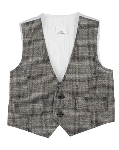 Shop Giro Quadro Toddler Boy Tailored Vest Black Size 4 Polyester, Viscose, Elastane, Lurex