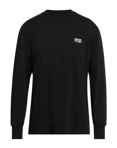 Pt Torino Man T-shirt Black Size 42 Cotton In Black