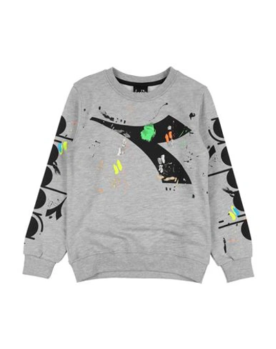 Shop Diadora Toddler Boy Sweatshirt Light Grey Size 6 Cotton