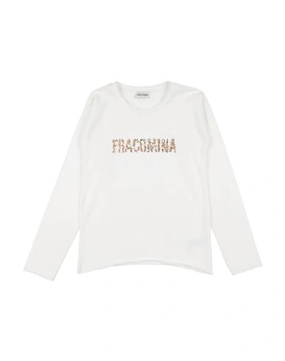 Fracomina Mini Toddler Girl T-shirt White Size 6 Cotton, Elastane In White