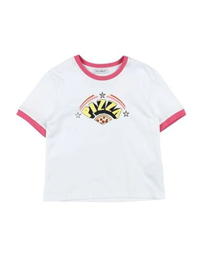 Shop Dolce & Gabbana Toddler Girl T-shirt White Size 7 Cotton