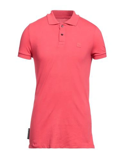 Shop Shoe® Shoe Man Polo Shirt Red Size L Cotton, Elastane
