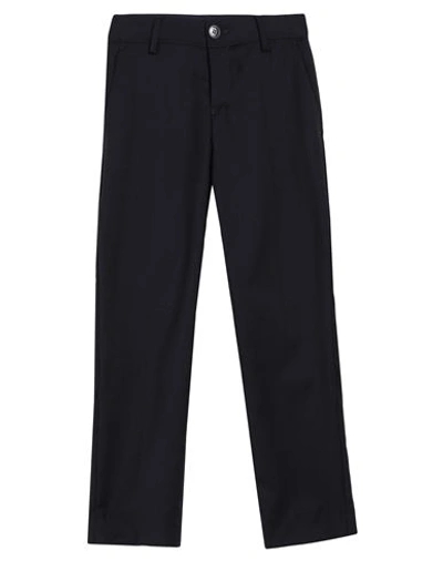 Emporio Armani Toddler Boy Pants Midnight Blue Size 6 Virgin Wool In Blue