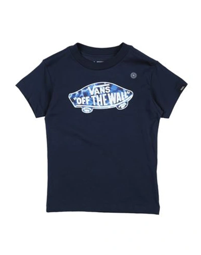 Shop Vans Toddler Girl T-shirt Midnight Blue Size 3 Cotton