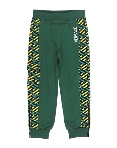Shop Versace Young Toddler Boy Pants Green Size 5 Cotton