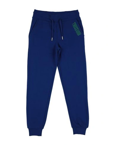 Shop Trussardi Junior Toddler Boy Pants Blue Size 6 Cotton