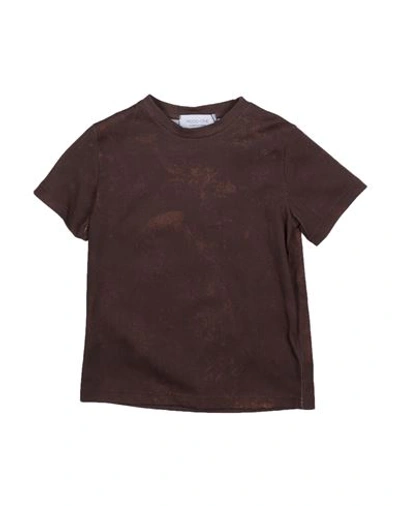 Mood One Mood_one Toddler Boy T-shirt Brown Size 6 Cotton, Elastane In Brown