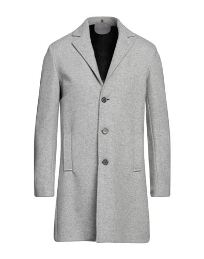 Shop Primo Emporio Man Coat Light Grey Size 40 Wool, Polyamide