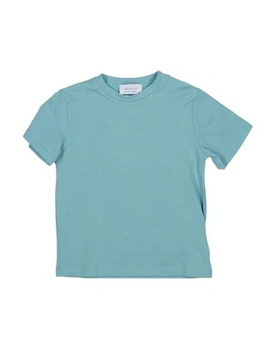 Mood One Mood_one Toddler Boy T-shirt Turquoise Size 4 Cotton, Elastane In Blue