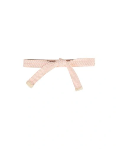 L:ú L:ú By Miss Grant Toddler Girl Belt Pink Size 6 Textile Fibers In Pink