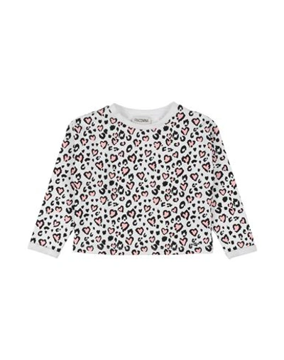 Fracomina Mini Toddler Girl Sweatshirt White Size 7 Cotton, Elastane In White