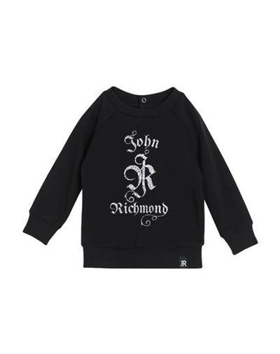Shop John Richmond Newborn Boy Sweatshirt Black Size 3 Cotton